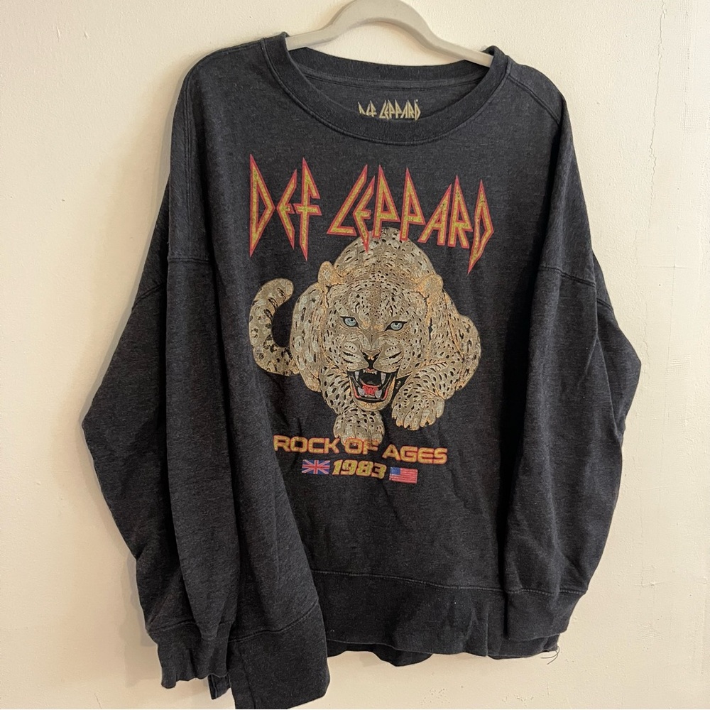 Def Leppard Graphic Sweatshirt XXL